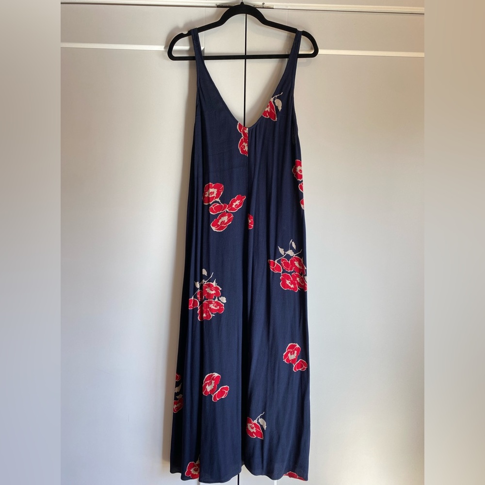 Reformation Trillium Low Back Dress - Poppy Print
